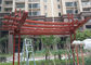 Профессиональная светлая конструкция железного каркаса для утверждения ИСО газебо перголы сада